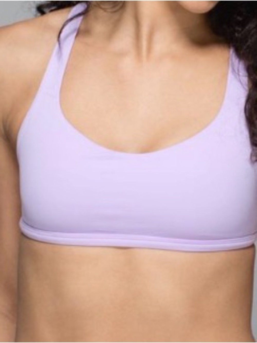 lululemon athletica Lilac Seamless Sports Bra size 8 VGUC